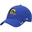【公式グッズ】NFL ラムズ アジャスタブル キャップ '47 /フォーティーセブン レディース ロイヤル (NFL Womens Miata Clean Up...