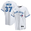 Get a look fit for the diamond when you represent your favorite Toronto Blue Jays player in this Chad Green Replica jersey from Nike. This jersey features a full-button front to provide a versatility when it comes to your style while the team and player graphics easily highlight your passion. This is a must have addition to your selection of Toronto Blue Jays gear.Replica JerseyOfficially licensedHeat-sealed jock tagImportedMachine wash gentle or dry clean. Tumble dry low, hang dry preferred.Material: 100% PolyesterBrand: NikeShort sleeveMLB Batterman applique on center back neckRounded hemFabric appliqueFull-button front