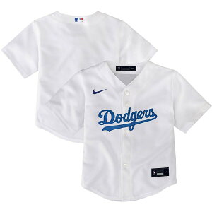 MLB ドジャース レプリカ ユニフォーム Nike ナイキ トドラー ホワイト (Toddler MLB Nike Official Team Jersey)