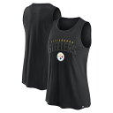 NFL スティーラーズ タンクトップ Fanatics（ファナティクス） レディース ブラック (23 Women's Classic Rhine Tank)