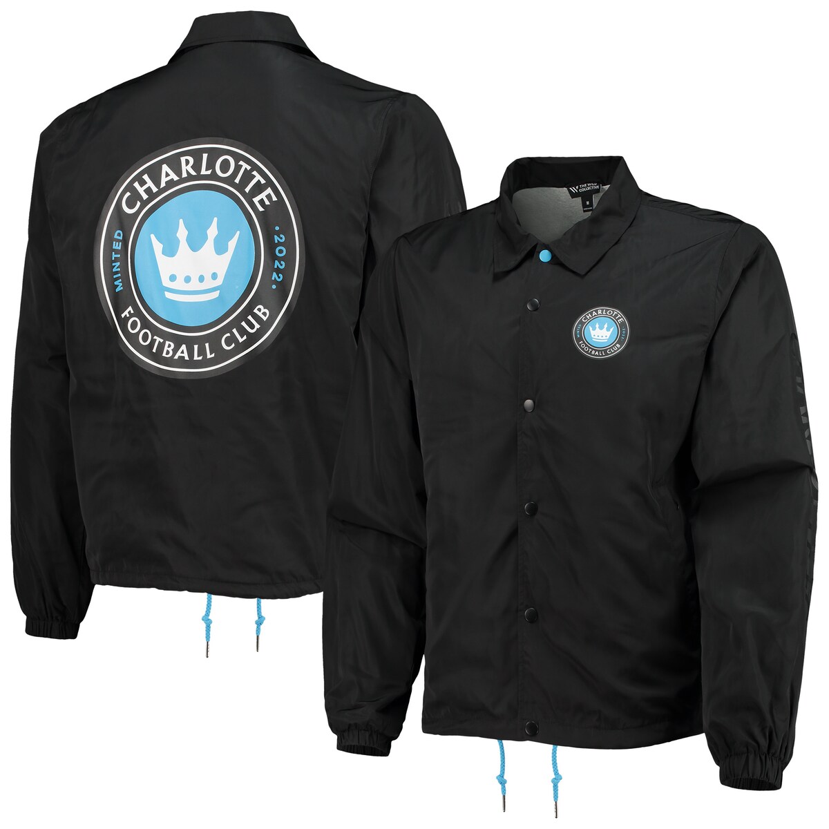 MLS シャーロットFC ジャケット The Wild Collective メンズ ブラック (WCV S22 Men's Coaches Jacket)