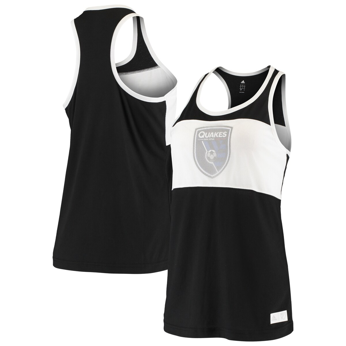 MLS アースクエイクス タンクトップ Adidas（アディダス） レディース ブラック (IVRCV19 Women's Finished Tank Top)