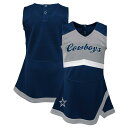 NFL カウボーイズ ワンピース Outerstuff（アウタースタッフ） ベビー ネイビー (23 Infant Cheer Captain Jumper Dress)