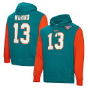 NFL ドルフィンズ ダン・マリーノ プルオーバー パーカー Mitchell & Ness(ミッチェル&ネス) メンズ アクア (Men's Retired Player N&N Fleece Hood 2022)