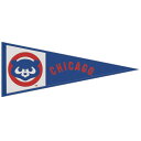 Make your unwavering loyalty to the Chicago Cubs loud and clear with this 13" x 32" pennant from WinCraft. It features the team's retro logo and their name spelled out, meaning there will be no doubt who you're rooting for on game day. The durable wool fabric makes this the perfect piece of Chicago Cubs dcor to display outside, in your office or anywhere else.Designed in the USAMaterial: 70% Wool/30% PolyesterSingle-sided designOfficially licensedEmbroidered fabric appliqueImportedWipe clean with a damp clothBrand: WinCraftMeasures approx. 13'' x 32''