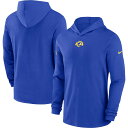 NFL Y  TVc Nike iCL Y C (23 NFL SIDELINE Men's NIKE Long Sleeve Dri-Fit Hooded Tee)