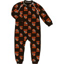 NFL ブラウンズ カバーオール Outerstuff（アウタースタッフ） トドラー ブラウン (23 Toddler Raglan Full Zip Coverall)