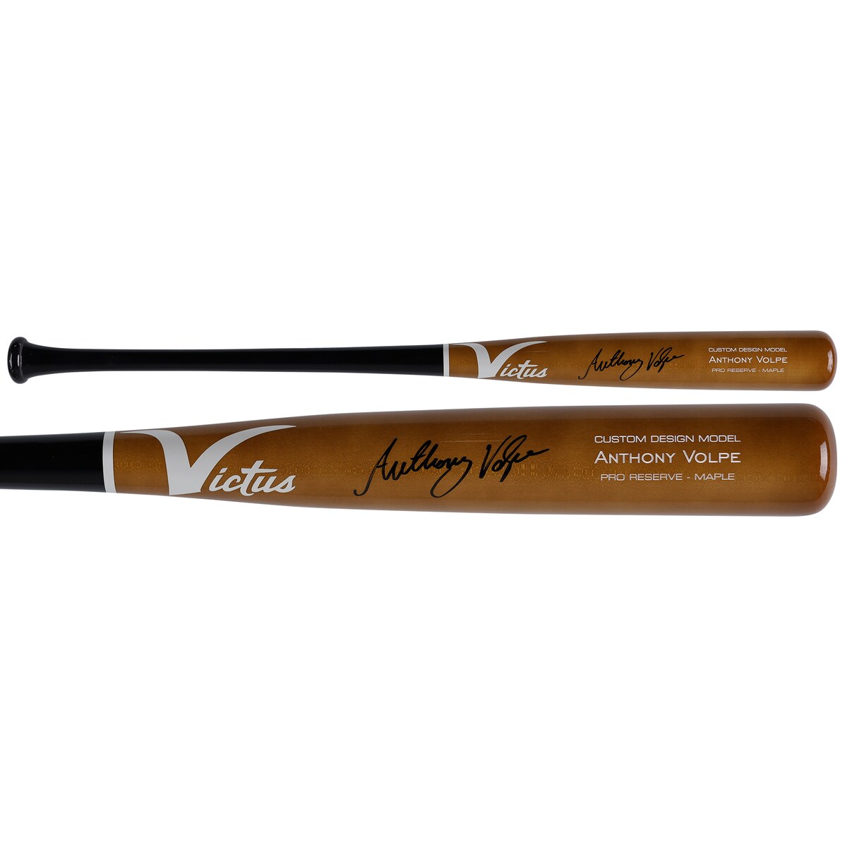 Add one of the MLB's rising stars to your New York Yankees' collection by picking up this Anthony Volpe autographed Victus Game Model Bat. The Yankees drafted Volpe in the first round of the 2019 MLB Draft and after hitting 18 home runs and 60 RBIs with a .252 batting average over 109 games played with the Somerset Patriots, he would be called up by the Yankees to make his major league debut on Opening Day. He would become the team's youngest player to make his debut since Derek Jeter in 1996, while also being the first position player to start on Opening Day since Hideki Matsui in 2003. He would hit his first home run against the Minnesota Twins on April 14, 2023, and on May 10, 2023, he became the youngest player in franchise history to hit a grand slam in Yankee Stadium. There is no doubt that Volpe will be a premier player for the team for years to come, so show your excitement by making this signed bat part of your collection.Signature may varyOfficially licensedMade in the USABrand: Fanatics AuthenticObtained under the auspices of the Major League Baseball Authentication Program and can be verified by its numbered hologram at MLB.com