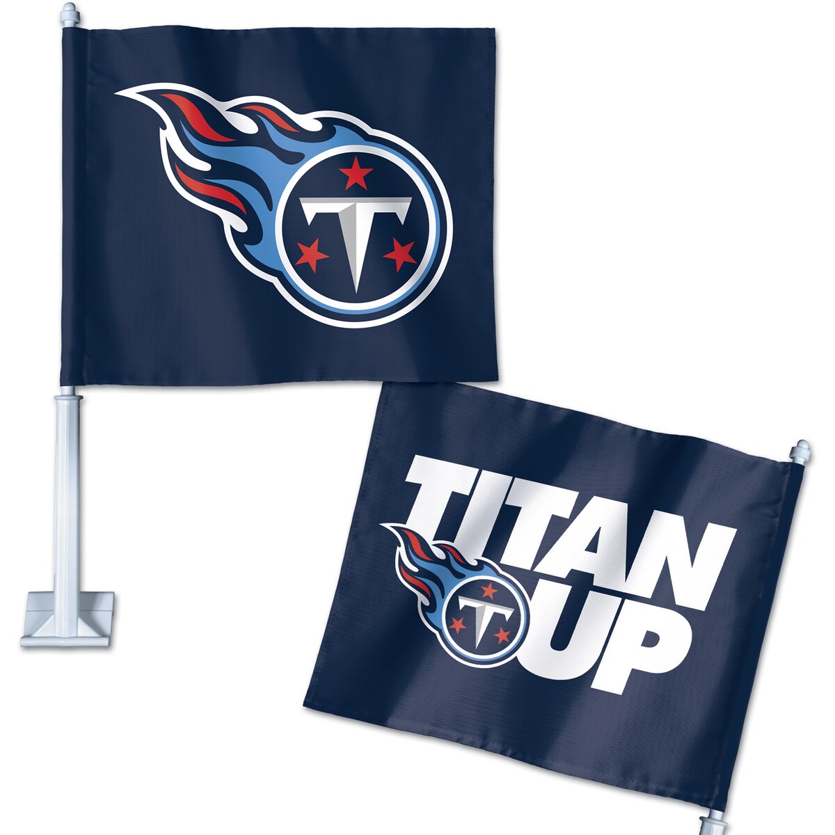 NFL タイタンズ カー用品・カーアクセサリー ウィンクラフト (Slogan Car Flag)