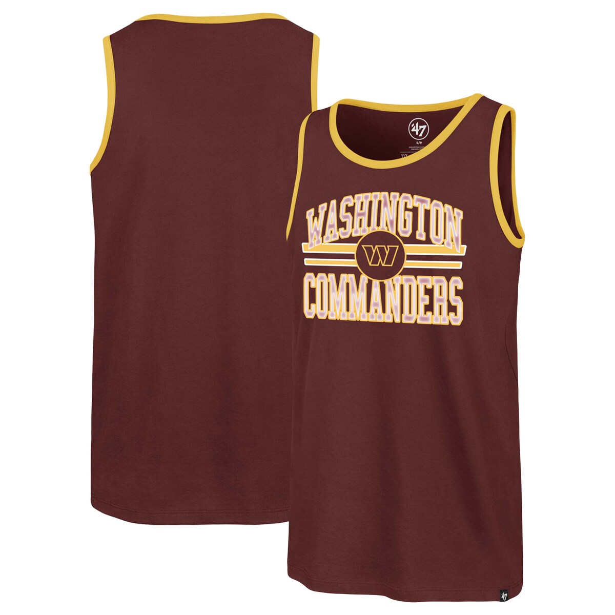 【公式グッズ】NFL コマンダーズ タンクトップ '47 メンズ バーガンディ (23 47 Men's Winger Franklin Tank)