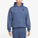 Be prepared for those chilly USMNT match days by picking up this NSW Club pullover hoodie from Nike. Embroidered on the chest is the club's unmistakable logo, meaning there will be no doubt where your loyalty lies. The fleece lining inside of this midweight top will help provide you with a warm and comfortable feel while you cheer on your favorite USMNT players.PulloverOfficially licensedHoodedFleece liningBrand: NikeMidweight sweatshirt suitable for moderate temperaturesLong sleeveEmbroidered fabric appliqueMachine wash, tumble dry lowImportedFront pouch pocketMaterial: 80% Cotton/20% Polyester - Body; 100% Cotton - Hood Lining