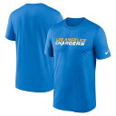 【公式グッズ】NFL チャージャーズ Tシャツ Nike ナイキ メンズ パウダーブルー (23 NFL FANGEAR Men's Nike Legend Wordmark SST)