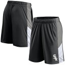 【公式グッズ】MLB ホワイトソックス カジュアル ショーツ Fanatics/ファナティクス メンズ ブラック (MEN'S LEG PRIMARY SHORT MLB)