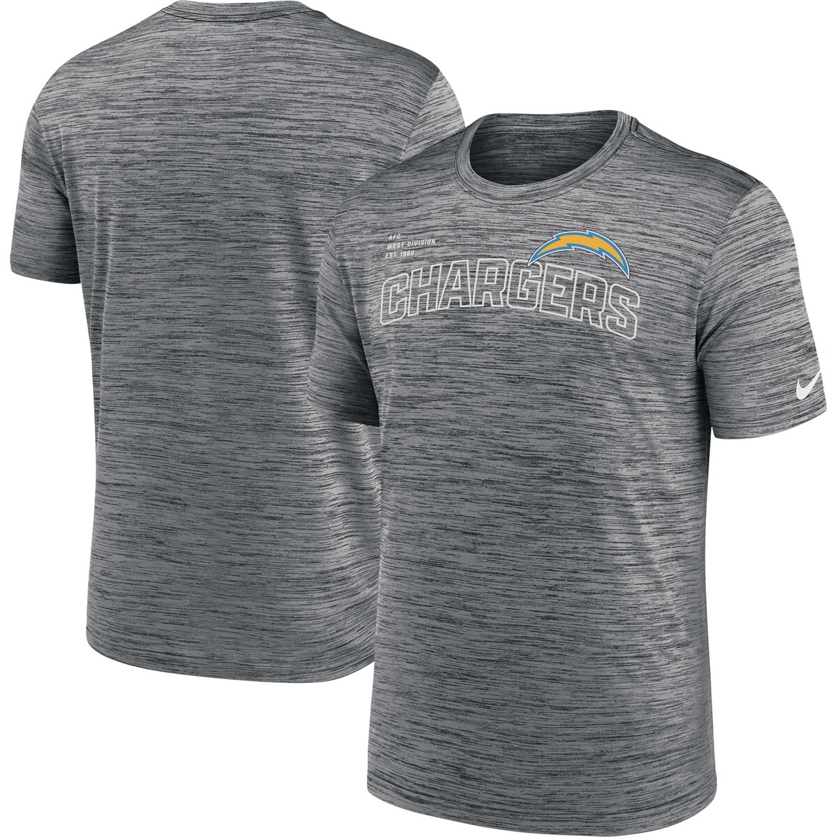 NFL チャージャーズ Tシャツ Nike ナイキ メンズ アンスラサイト (23 NFL FANGEAR Men's Nike Velocity Arch SST)