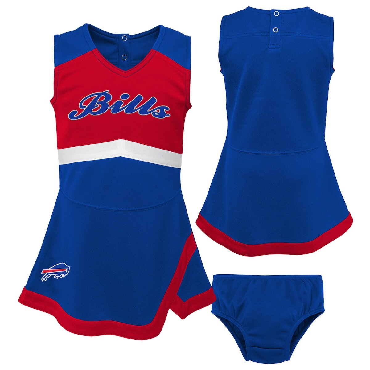 NFL ビルズ ワンピース Outerstuff（アウタースタッフ） トドラー ロイヤル (23 Toddler Cheer Captain Jumper Dress)