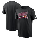 【公式グッズ】NFL コマンダーズ Tシャツ Nike/ナイキ メンズ ブラック (23 NFL FANGEAR Men's Nike Essential Blitz Lockup SST)