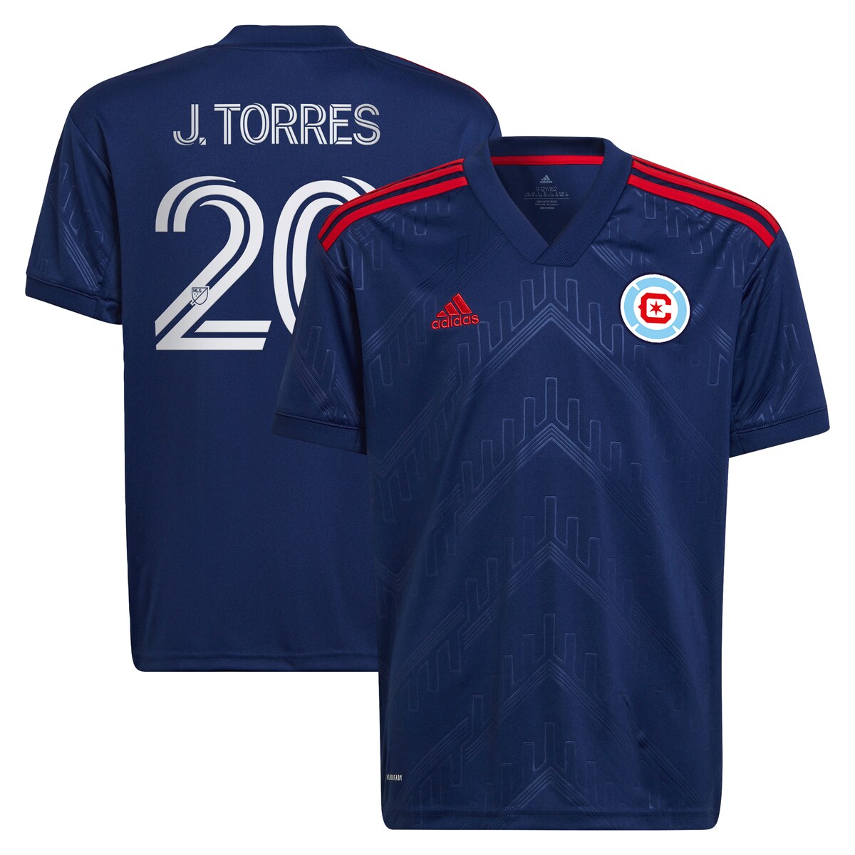 MLS シカゴ・ファイア トーレス レプリカ ユニフォーム Adidas（アディダス） キッズ ブルー (ADI 2022 Youth Rep Primary Jers)