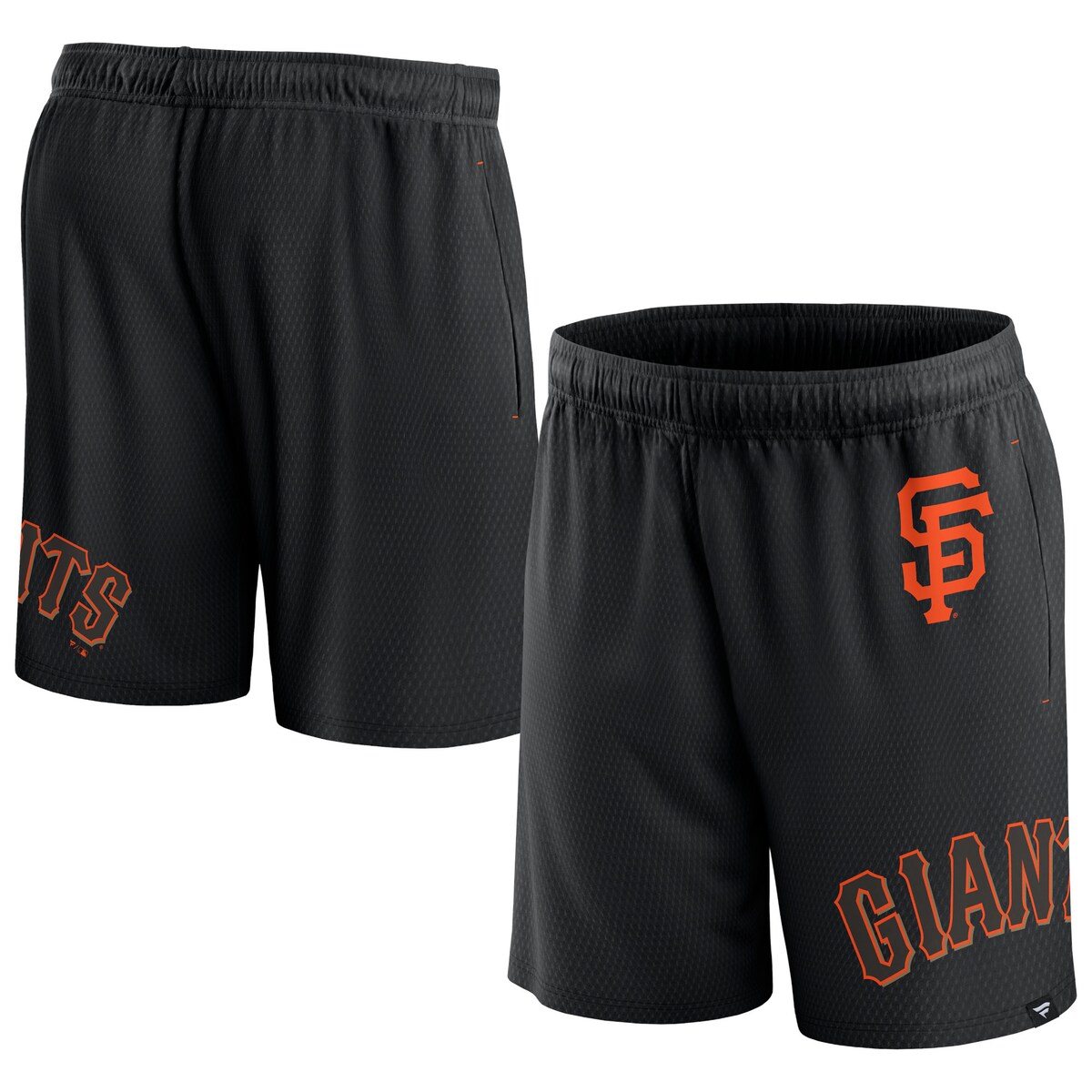 MLB ジャイアンツ カジュアル ショーツ Fanatics（ファナティクス） メンズ ブラック (Men's Fanatics Branded Clincher Mesh Short) 1