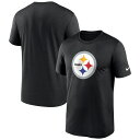 Show off your Pittsburgh Steelers fandom with this Legend Logo T-shirt from Nike. Designed with moisture-wicking Dri-FIT technology, this comfy tee is made to move with you. The striking Pittsburgh Steelers graphics ensure your immense team spirit is on full display everywhere you go.Crew neckDri-FIT technology wicks away moistureMaterial: 100% PolyesterOfficially licensedImportedBrand: NikeMachine wash, tumble dry lowScreen print graphicsShort sleeve