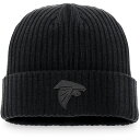 NFL ファルコンズ ニット帽 Fanatics（ファナティクス） メンズ ブラック (NFL Tonal Black Cuffed Beanie)