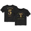 MLB レンジャーズ コーリー・シーガー Tシャツ Fanatics（ファナティクス） トドラー ブラック (Tod FB WS CHAMPS NN TEE)