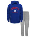 NFL ジャイアンツ キッズウェアセット Outerstuff（アウタースタッフ） キッズ ロイヤル (23 Youth Play by Play POH and Fleece Pant Set)
