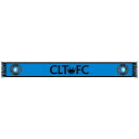 Show off your enthusiasm for Charlotte FC by wrapping up in this Two-Tone summer scarf. Woven in the team's signature colors, this official Charlotte FC scarf features the CLT Tricode design in the center, flanked by the club crest and decorative fringe at each end. You'll love warding off the chill in this cozy accessory.Fringed edgesImportedMeasures approx. 62''Brand: Ruffneck ScarvesDouble-sided designWoven graphicsMachine wash, dry flatOfficially licensedMaterial: 100% Acrylic