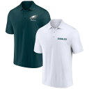 NFL イーグルス Tシャツセット Fanatics（ファナティクス） メンズ ホワイト (23 MEN 039 S FB COMBO LC LOCKUP SS/POLO COMBO PACK)