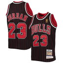 【公式グッズ】NBA ブルズ マイケル・ジョーダン オーセンティック ユニフォーム Mitchell & Ness(ミッチェル&ネス) キッズ ブラック (OS...