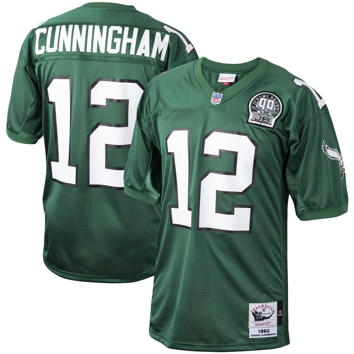【公式グッズ】NFL イーグルス ランドール・カニンガム オーセンティック ユニフォーム Mitchell & Ness(ミッチェル&ネス) メンズ グリーン (Men's MNC Authentic Jersey)