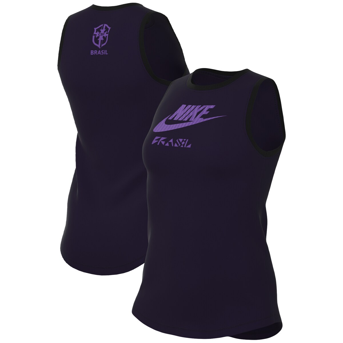 【公式グッズ】NATIONAL TEAM ブラジル女子代表 タンクトップ Nike/ナイキ レディース ネイビー (NIK SU23 Women's Futur...