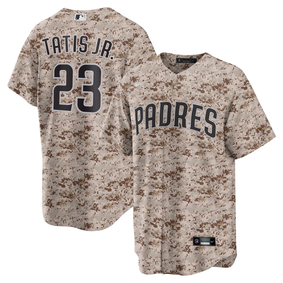 MLB パドレス フェルナンド・タティスJr. レプリカ ユニフォーム Nike ナイキ メンズ カモフラ (Men's Nike Replica Player Jersey - Padres USMC Alt 2023) 1