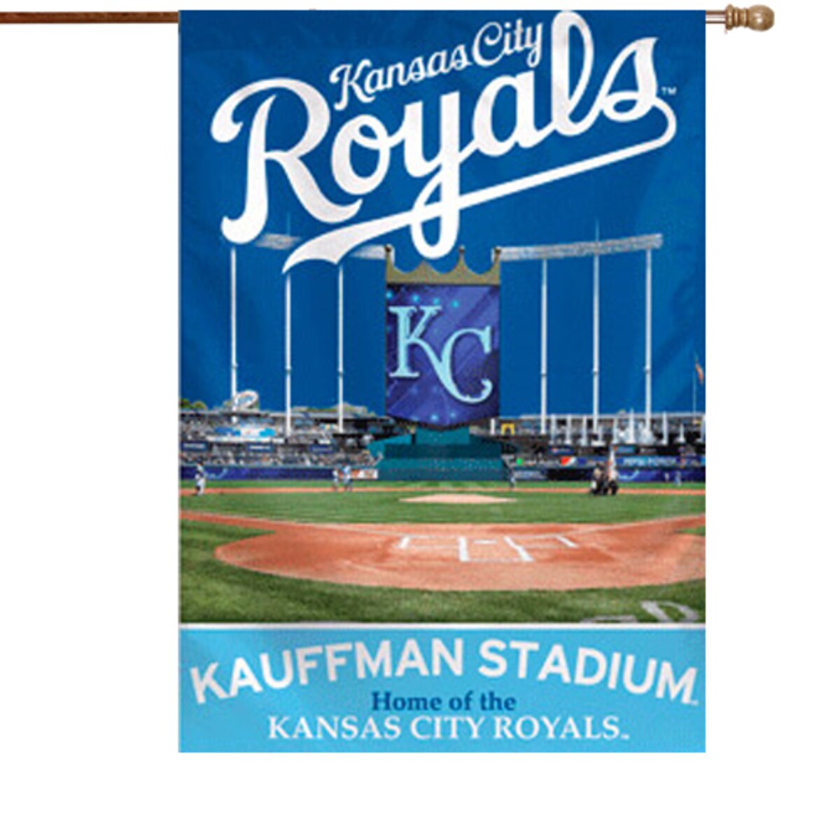 MLB ロイヤルズ フラッグ ウィンクラフト (2 Sided 28x40 Banner)