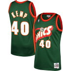 NBA スーパーソニックス ショーン・ケンプ ユニフォーム Mitchell & Ness（ミッチェル＆ネス） メンズ グリーン (MNC NBA HWC Mens Swingman Jersey)