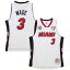 NBA ヒート ドウェイン・ウェイド ユニフォーム Mitchell & Ness（ミッチェル＆ネス） メンズ ホワイト (MNC NBA 2023 HOF SWINGMAN JERSEY)