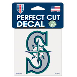 MLB マリナーズ カー用品・カーアクセサリー ウィンクラフト (4x4 Color Perfect Cut Decal)