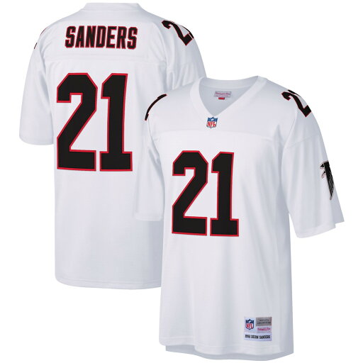 【公式グッズ】NFL ファルコンズ ディオン・サンダース レプリカ ユニフォーム Mitchell & Ness(ミッチェル&ネス) メンズ ホワイト (Men's MNC Legacy Replica Jersey) 【公式グッズ】NFL ファルコンズ ディオン・サンダース レプリカ ユニフォーム Mitchell & Ness(ミッチェル&ネス) メンズ ホワイト (Men's MNC Legacy Replica Jersey)