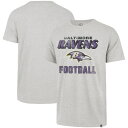 【公式グッズ】NFL レイブンズ Tシャツ '47 メンズ グレイ (Men's 47 Brand Dozer Franklin SST)(4)
