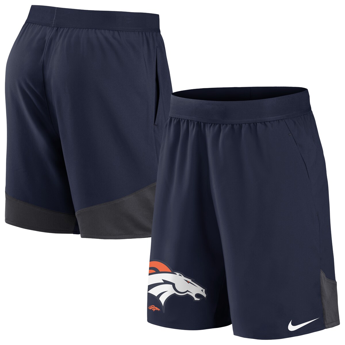 ナイキ ルームウェア メンズ NFL ブロンコス ショートパンツ Nike ナイキ メンズ ネイビー (Men's NFL 23 Nike Stretch Woven Short)