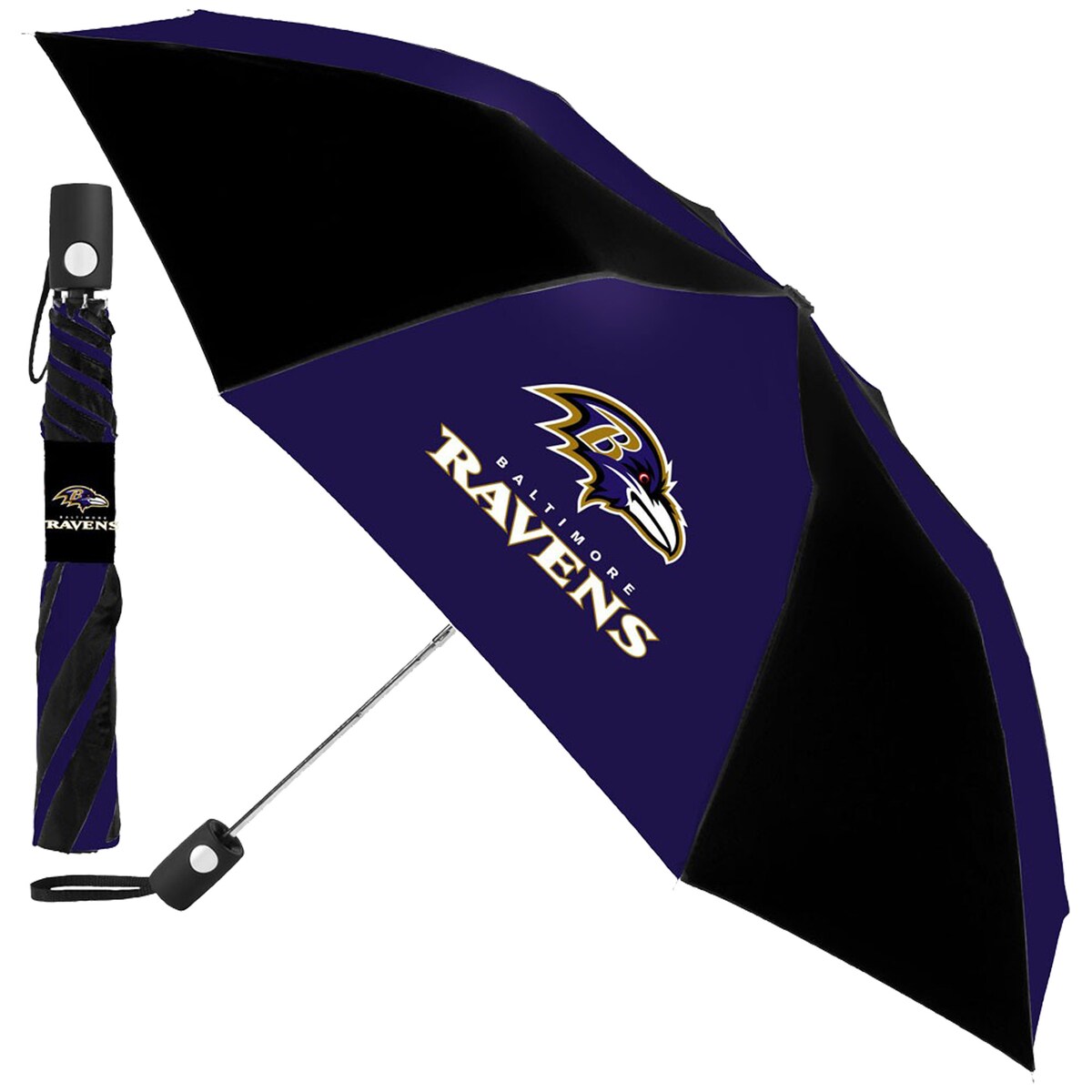 【公式グッズ】NFL レイブンズ 傘 ウィンクラフト (42" Folding Umbrella)