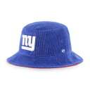 NFL ジャイアンツ バケットハット '47 メンズ ロイヤル (NFL Thick Cord Bucket)