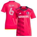 MLS セントルイス・シティSC ブロム レプリカ ユニフォーム Adidas(アディダス) レディース レッド (15875 JERLADCRP)(4)