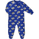 NFL ラムズ カバーオール Outerstuff（アウタースタッフ） ベビー ロイヤル (23 Infant Raglan Full Zip Coverall)