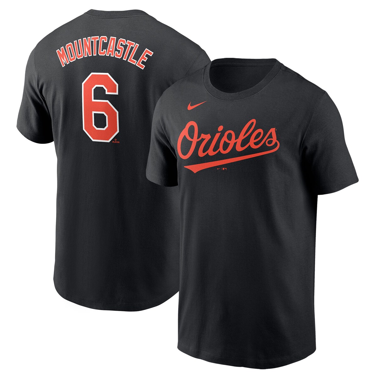 【公式グッズ】MLB オリオールズ ライアン・マウントキャッスル Tシャツ Nike ナイキ メンズ ブラック (Men's Nike Player Name and Number T-Shirt - League Request)