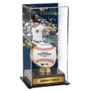 Gerrit Cole's dominance on the mound for the New York Yankees has led to him winning the 2023 American League Cy Young Award. Celebrate this crowning achievement by grabbing this Sublimated Display Case with Image from Fanatics Authentic. Whether displayed in your home or office, this collectible is a perfect way for you to remember this great moment in New York Yankees history.Officially licensedMade in the USADoesn't have a logoBrand: Fanatics AuthenticMeasures approx. 4.9'' x 4.25'' x 9.75''Material: 100% AcrylicMemorabilia piece not included