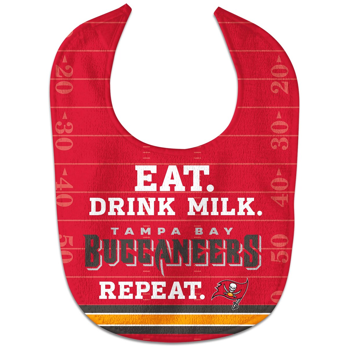 NFL バッカニアーズ スタイ ウィンクラフト All Pro Baby Bib-Eat Drink Repeat 