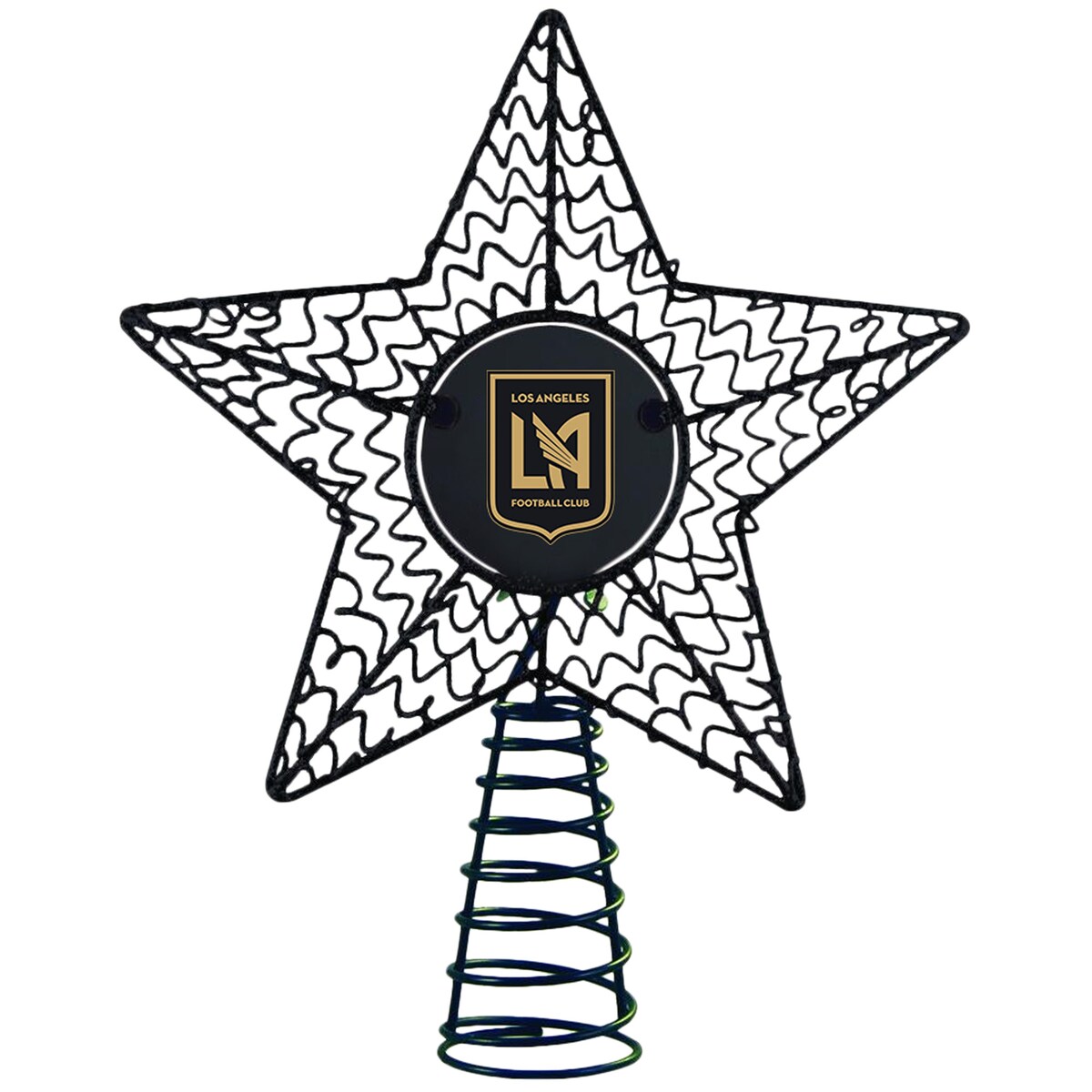 MLS LAFC クリスマスツリーオーナメント The Memory Company CLL HOL22 Metal Star Tree Topper 