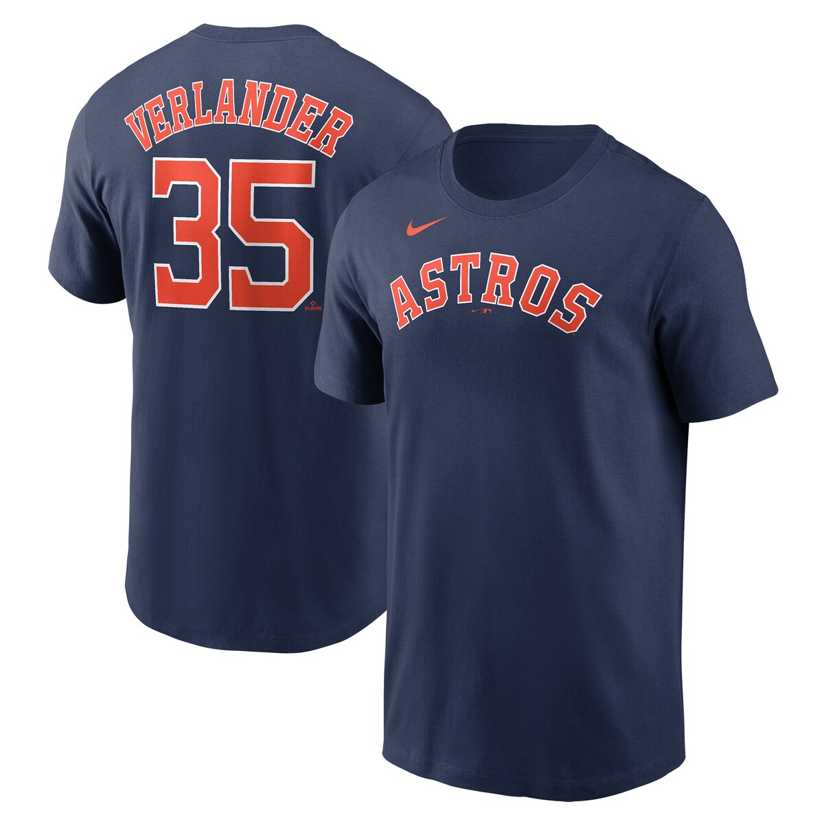 【公式グッズ】MLB アストロズ ジャスティン・バーランダー Tシャツ Nike ナイキ メンズ ネイビー (Men's MLB Nike Name & Number T-Shirt)