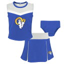 NFL ラムズ ワンピース Outerstuff（アウタースタッフ） トドラー ロイヤル (23 Toddler Spirit Cheer 3 Piece Cheerleader Set)