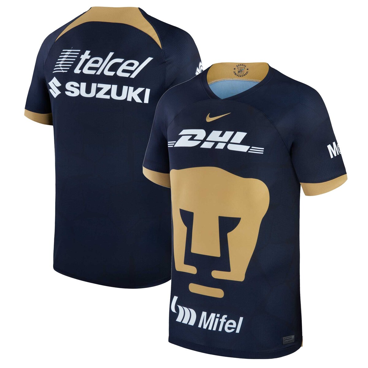 リーガMX プーマス レプリカ ユニフォーム Nike ナイキ キッズ ネイビー (NIK 2023/24 Youth Stadium Jersey) 1